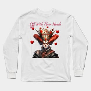 Queen of Hearts Long Sleeve T-Shirt